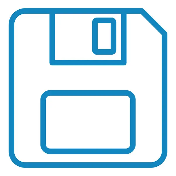 Floppy Disk Web Icoon — Stockvector