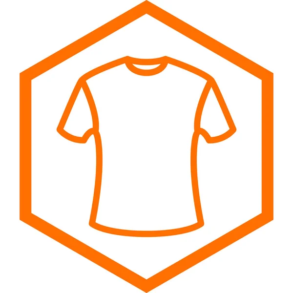 Icona Vettoriale Shirt — Vettoriale Stock