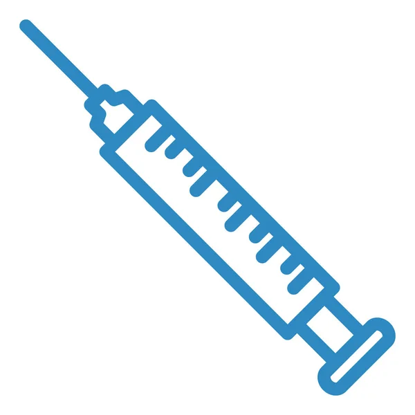 注射器Web图标简单说明 — 图库矢量图片