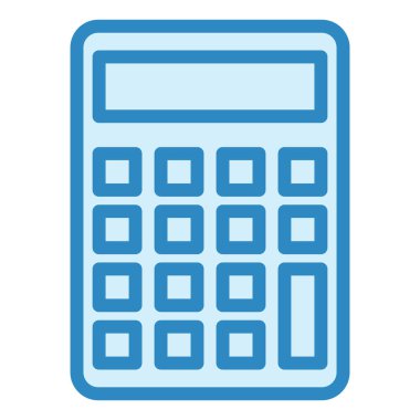 Hesap makinesi simgesi. vektör illüstrasyonu