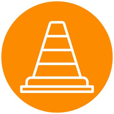 Yol simgesi vektör illüstrasyonu