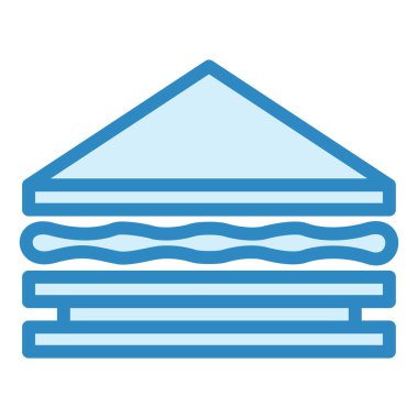 Sandviç. Web simgesi basit illüstrasyon