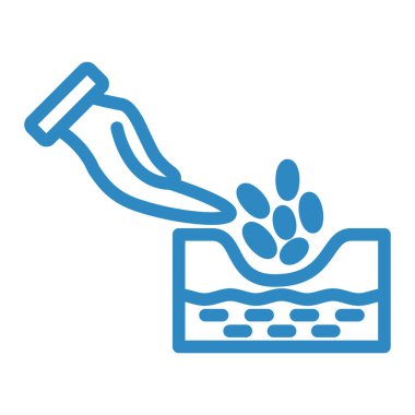 Su damlası ikon vektörü. İnce çizgi işareti. izole edilmiş sınır sembolü çizimi