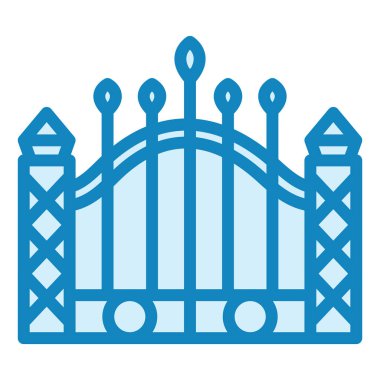 Kapı. Web simgesi basit illüstrasyon 