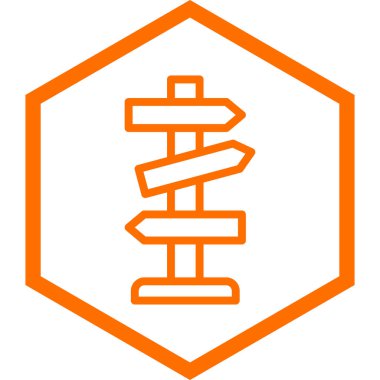 Bir ağaç simgesinin vektör illüstrasyonu