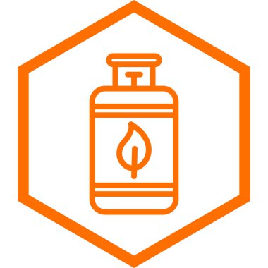 Petrol pompası simgesinin vektör illüstrasyonu