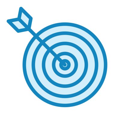 Hedef. Web simgesi basit illüstrasyon