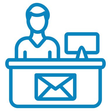 Mektup. Web simgesi basit illüstrasyon