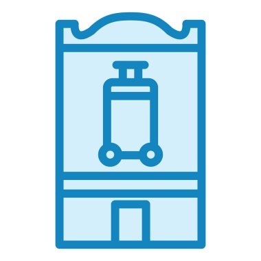 Tatil. Web simgesi basit illüstrasyon 