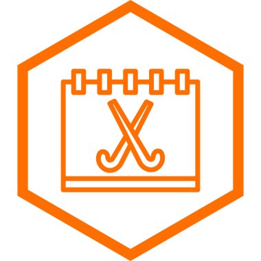 Bir takvim simgesinin illüstrasyonu