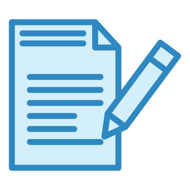 Belge. Web simgesi basit illüstrasyon