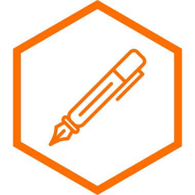 Web ve mobil için kalem vektörü simgesi düzenlenebilir çizgi simgeleri