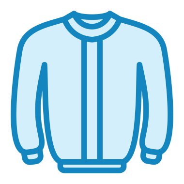 Ceket. Web simgesi basit illüstrasyon