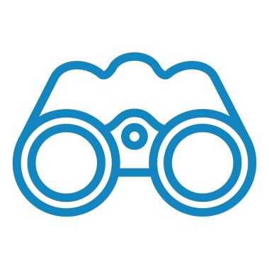 dürbün simgesi vektör illüstrasyonu