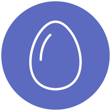 Yumurta. Web simgesi basit illüstrasyon