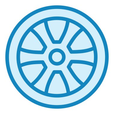 Rim modern simge vektör illüstrasyonu  