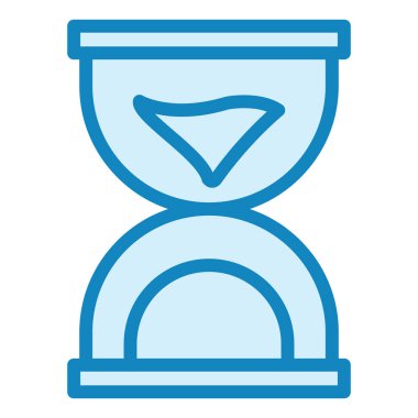 Kum saati. Web simgesi basit tasarım