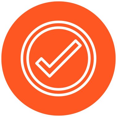 işaret simgesini işaretle, vektör illüstrasyonu