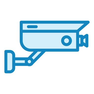 CCTV modern simge vektör illüstrasyonu