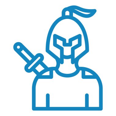 İtfaiyeci. Web simgesi basit illüstrasyon