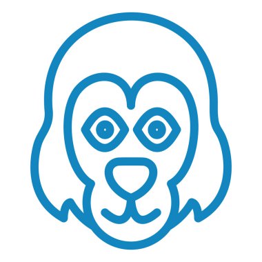 Yüz maskesi. Basit tasarım