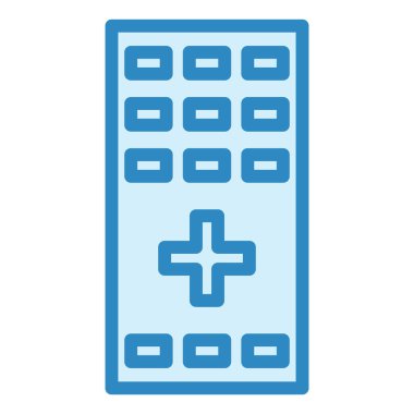 Hastane. Web simgesi basit tasarım