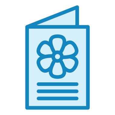 Tebrik kartı modern simge vektör illüstrasyonuName 