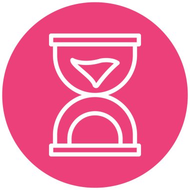 kum saati ikonu vektör illüstrasyonu