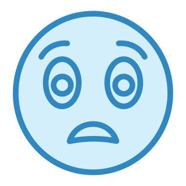 Kafam karıştı. Web simgesi vektör illüstrasyonu 