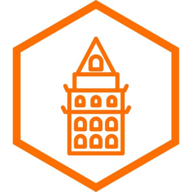 Yapı simgesinin vektör illüstrasyonu