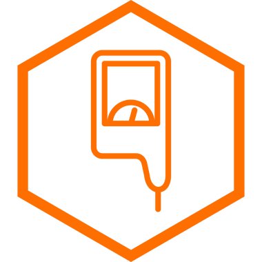 Hastane. Web simgesi basit illüstrasyon