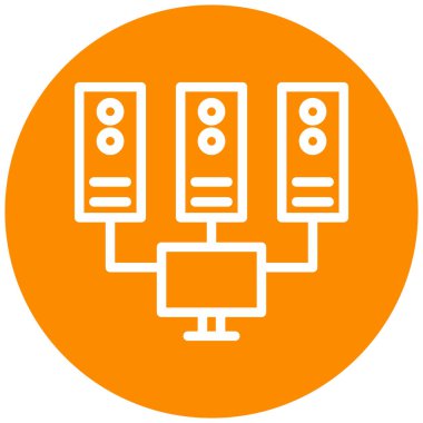 Veri merkezi. Basit resimleme