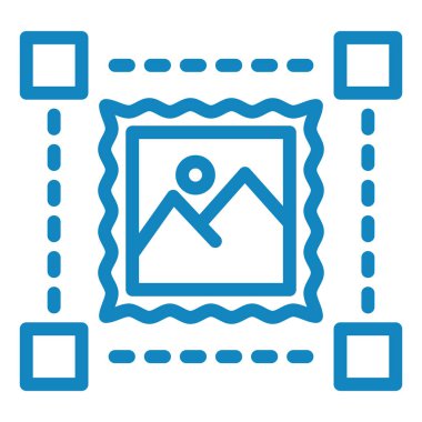 fotoğraf galerisi simgesi, vektör illüstrasyonu