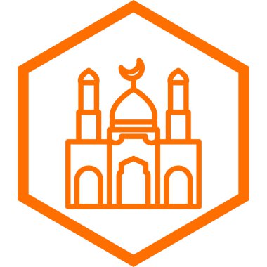 Cami simgesi, vektör resimleme