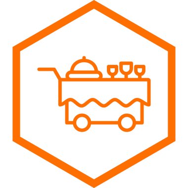 Modern otomatik simgenin vektör illüstrasyonu