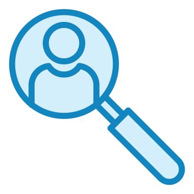 Arama simgesi vektör illüstrasyonu