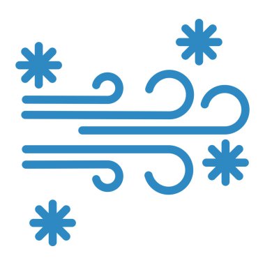 Rüzgâr. Web simgesi basit illüstrasyon