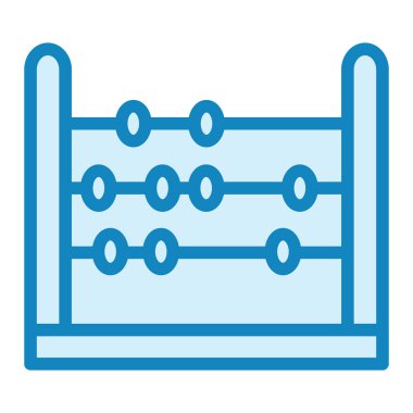 Abaküs. Web simgesi basit tasarım 