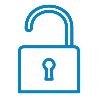 ikon vektör illüstrasyonunu kilitle