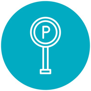 park vektörü simgesi modern basit illüstrasyon