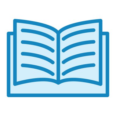 Kitap vektör illüstrasyonunu aç