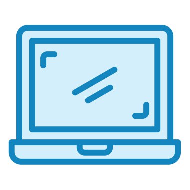 Bilgisayar. Web simgesi basit illüstrasyon 