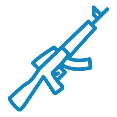 Silah. Web simgesi basit illüstrasyon