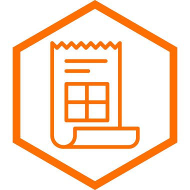 Ev. Web simgesi basit illüstrasyon