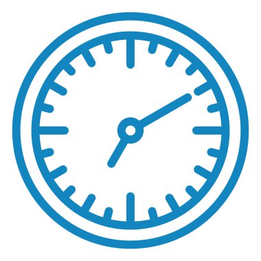 Saat simgesi vektör illüstrasyonu