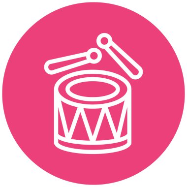 davul. Web simgesi basit tasarım