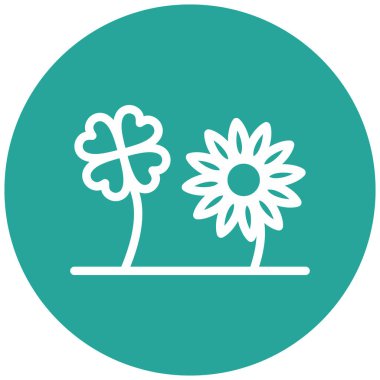 Ağaç. Web simgesi basit illüstrasyon