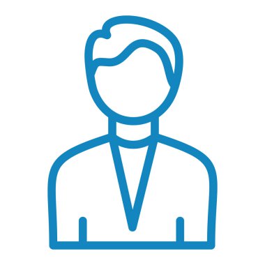 avatar. Web simgesi basit illüstrasyon