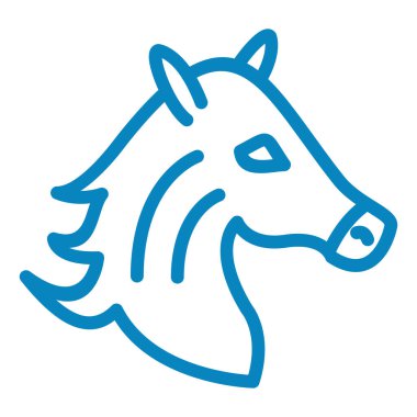 At. Web simgesi basit illüstrasyon