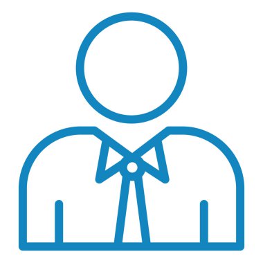 Adamım. Web simgesi basit illüstrasyon